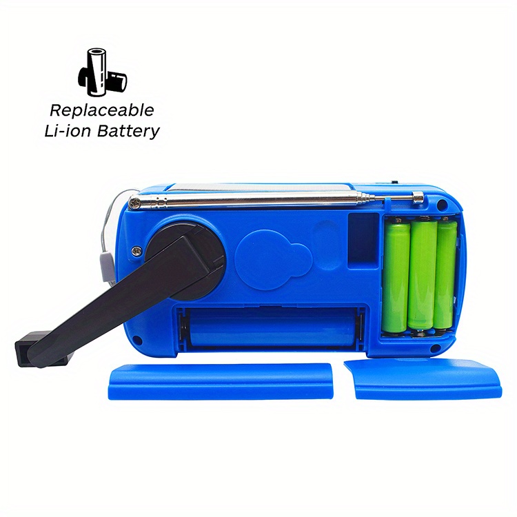 emergency radio solar hand crank powered radio am fm sw with led flashlight mobile phone charging and sos alarm details 5