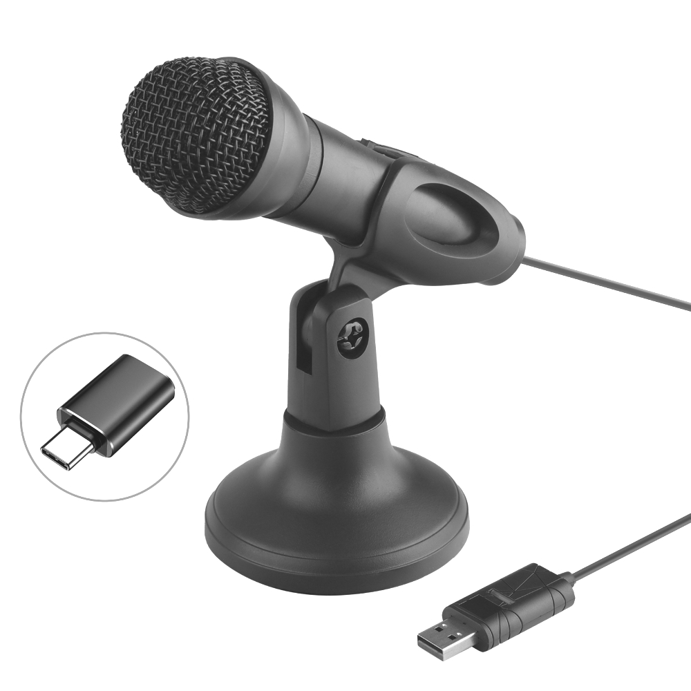 easily convert type c cable into a 2 5 meter wired music microphone suitable for usb wired microphone live singing voice chatting online education game streaming and more details 3