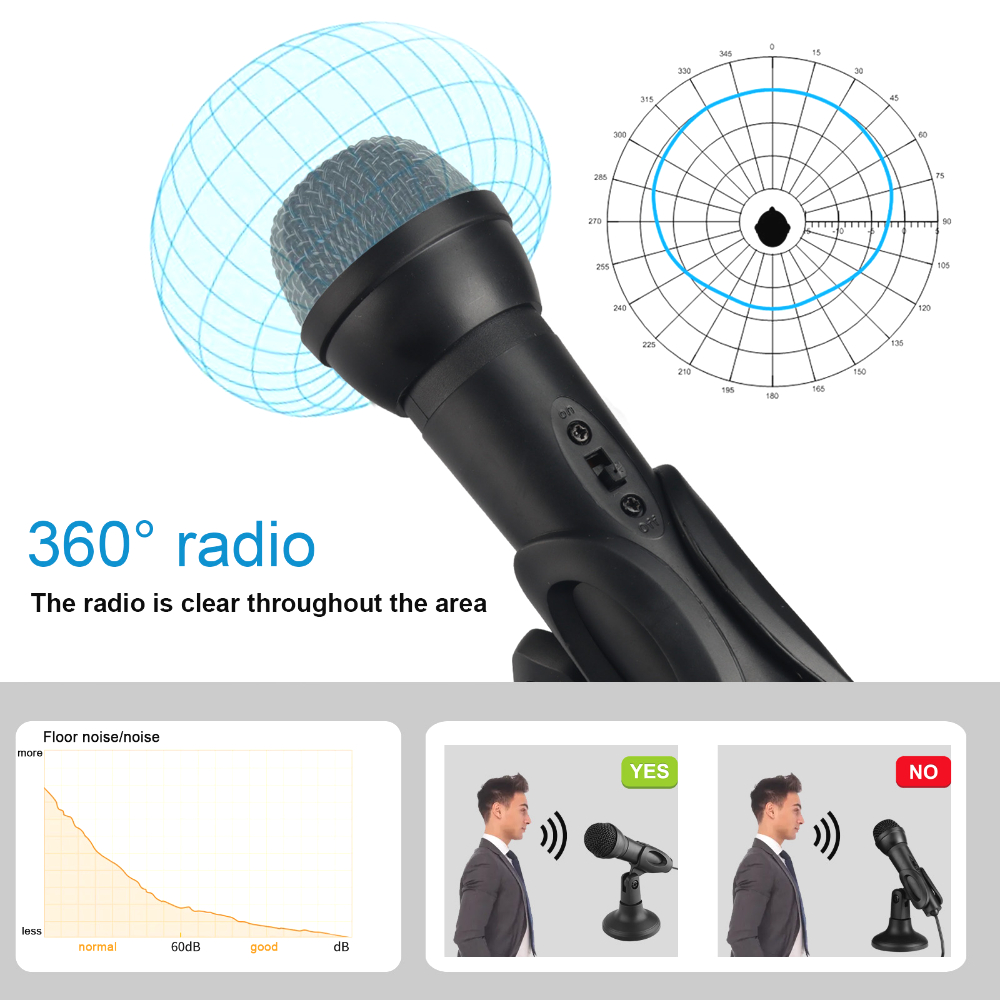 easily convert type c cable into a 2 5 meter wired music microphone suitable for usb wired microphone live singing voice chatting online education game streaming and more details 4