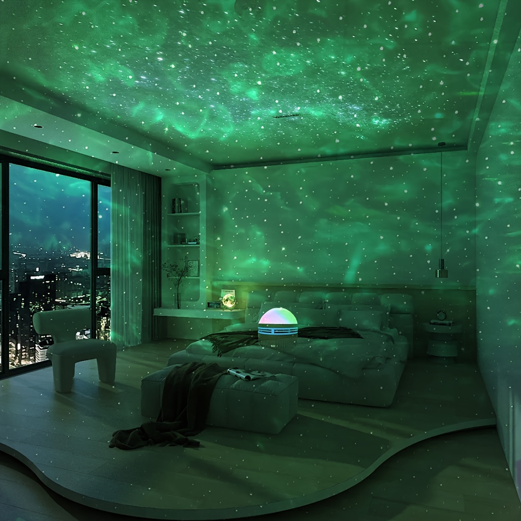 usb powered northern lights star projector light perfect for bedroom living room decor ideal christmas gift details 8