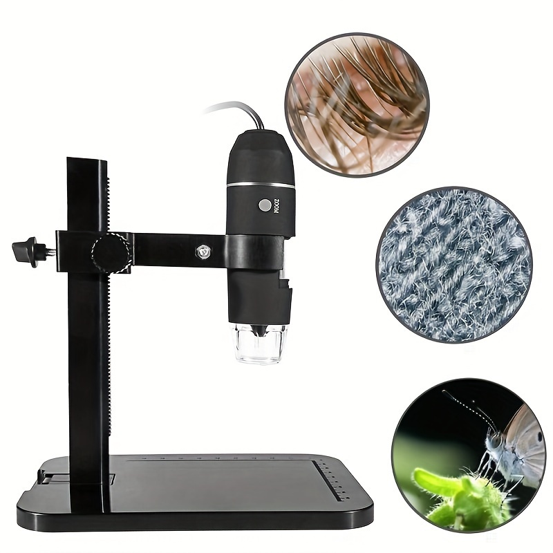  portable usb2 0 digital microscope 1000x electronic endoscope 8 led 2 million pixels practic magnifier microscope camera black details 8