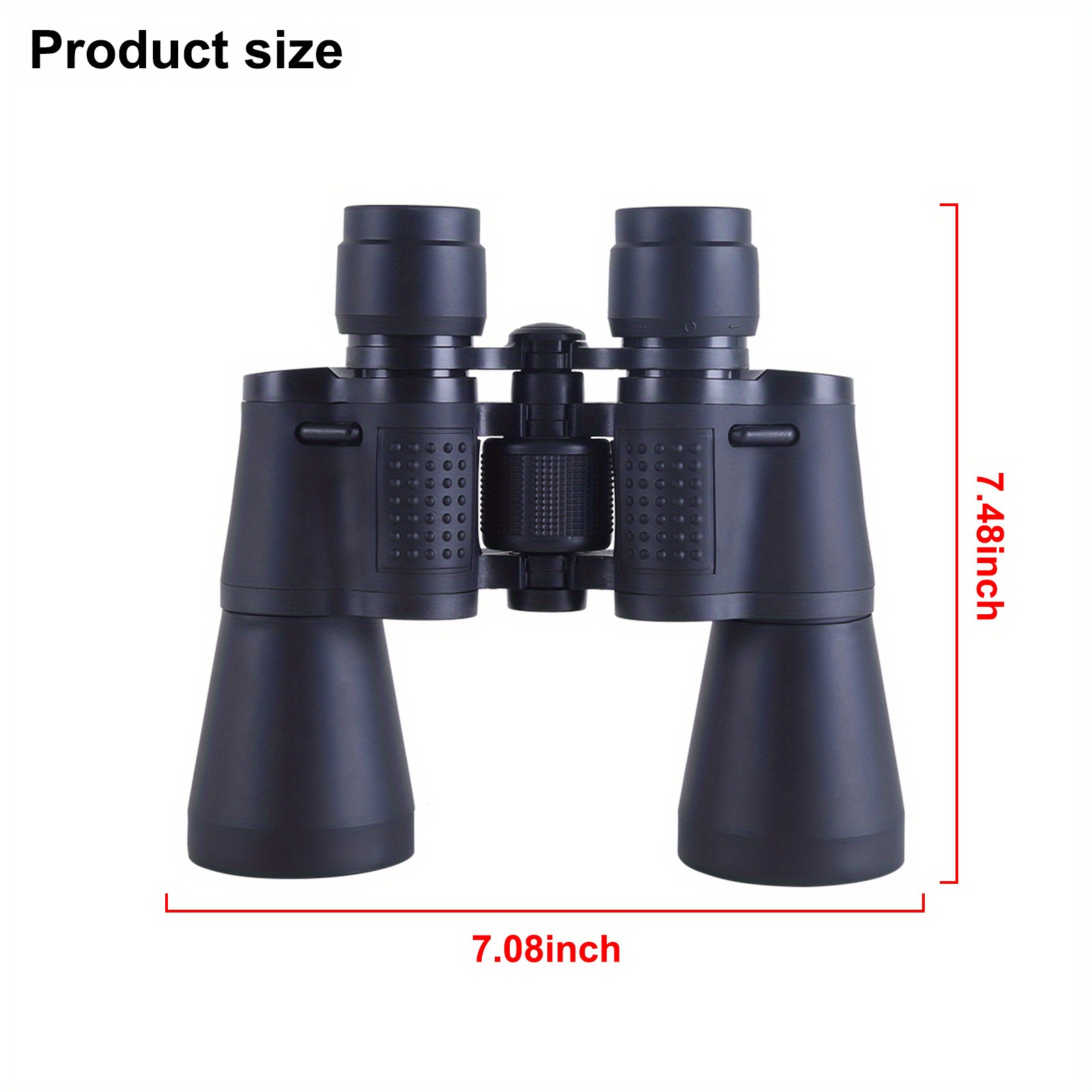 1pc 20x50mm binoculars high power compact binoculars telescope with super light transmittance for low light night vision field of view 268ft 1000yds for hunting bird watching travel football games details 1