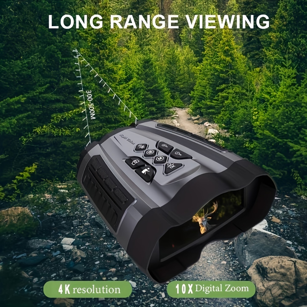 night vision camera outdoor glasses digital high definition night infrared low light all black telescope imaging device 8x zoom with 32g memory card details 4