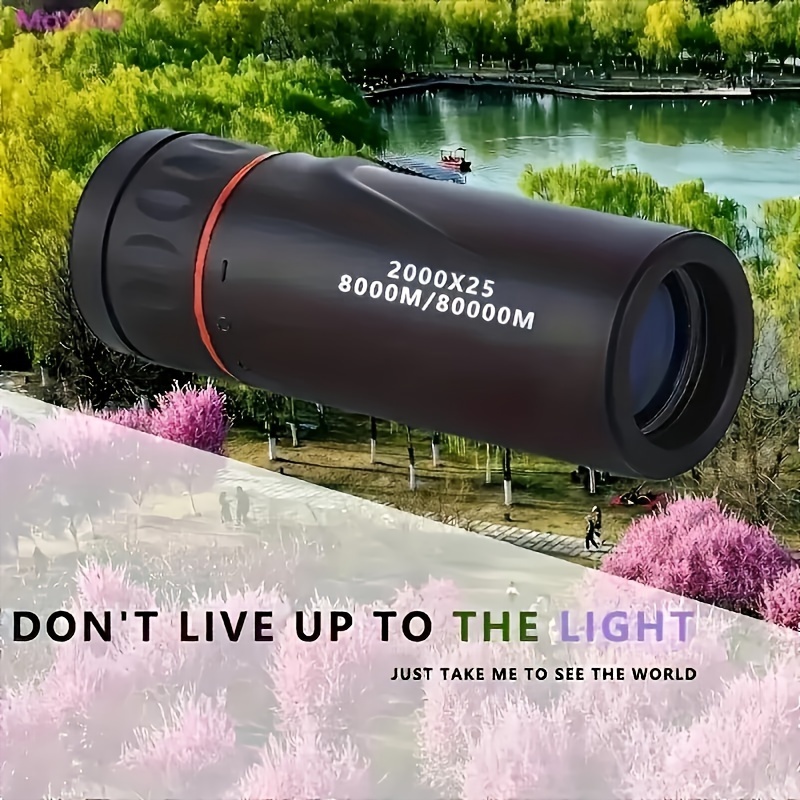 2000x25 high definition scope portable   3 6 inch optical lens ideal for outdooradventures nature observation and special details 0